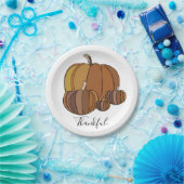 カボキンサンクスギビングパーティー ペーパープレート (パーティー)