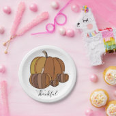 カボキンサンクスギビングパーティー ペーパープレート (パーティー)