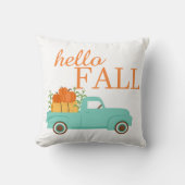 カボキンズキュートラックファミリーネームハロー秋 クッション (正面)