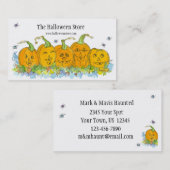 カボキンズハロウィンスパイダーズ秋秋 名刺 (正面/裏面)