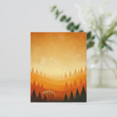 カボキンハーベスト秋グラデーションのスクラップブック紙 (スタンド正面)