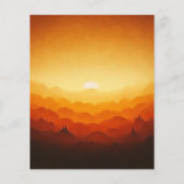 カボキンハーベスト秋グラデーションのスクラップブック紙 (裏面)