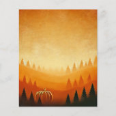 カボキンハーベスト秋グラデーションのスクラップブック紙 (正面)