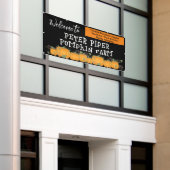 カボキンパッチカボキンバナーへようこそ 横断幕 (ビルの外側)