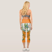 カボキンパッチフェスティバル秋カラーブリーグリーン カプリレギンス (裏面)