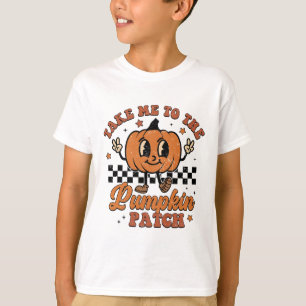 カボキンパッチ秋秋Thanksgivに私を連れて行く Tシャツ