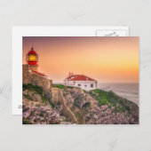 カボサンビセンテアットザサンセット | Algarve，ポルトガル ポストカード (正面/裏面)
