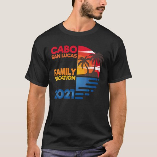 カボサンルカスファミリーバケーション2021マッチンググループ Tシャツ (正面)