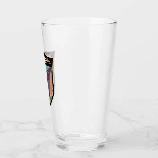 カボサンルーカスアーチメキシコレトロ動揺してサークル タンブラーグラス (左)