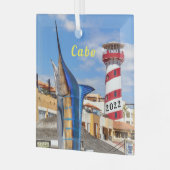 カボサンルーカスガラスオーナメント ガラスオーナメント (正面左)