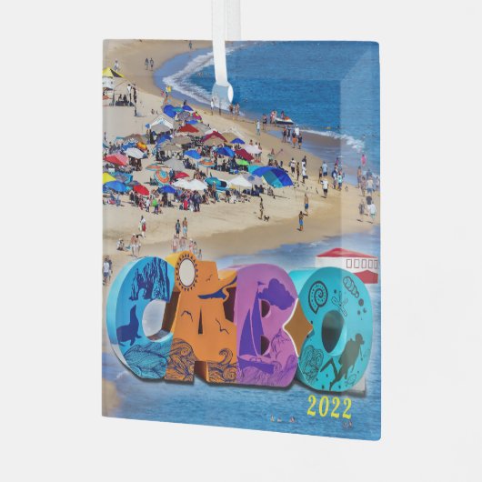 カボサンルーカススクエアガラスオーナメント ガラスオーナメント (正面左)