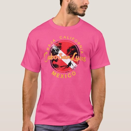 カボサンルーカスダイビングメキシコダイブ Tシャツ (正面)