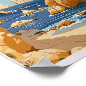 カボサンルーカストラベルプリントメキシコウォールアート ポスター (角)