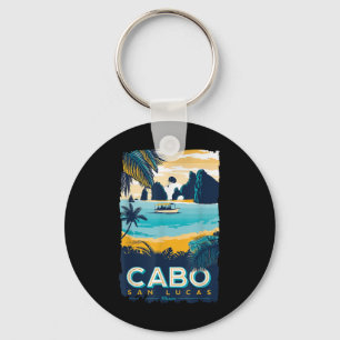カボサンルーカストロピカルビーチメキシコトラベルヴィンタグ キーホルダー