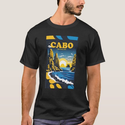 カボサンルーカスバハカリフォルニアメキシコ土産 Tシャツ (正面)