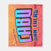 カボサンルーカスバハメキシコブランケット フリースブランケット (正面)