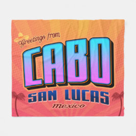 カボサンルーカスバハメキシコブランケット フリースブランケット
