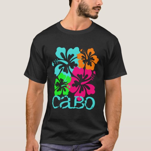 カボサンルーカスビーチトロピカル Tシャツ (正面)