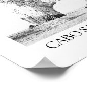 カボサンルーカスメキシコアーチフォトプリント ポスター (角)