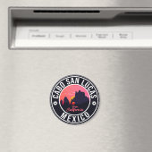 カボサンルーカスメキシコアーチヴィンテージレトロサンセット マグネット (インサイチュ (食洗機))