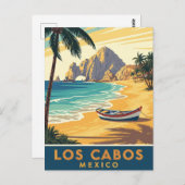 カボサンルーカスメキシコエルアルコトラベル ポストカード (正面/裏面)