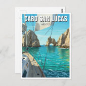 カボサンルーカスメキシコエルアルコトラベル ポストカード (正面/裏面)