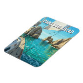 カボサンルーカスメキシコエルアルコトラベル マグネット (左側)