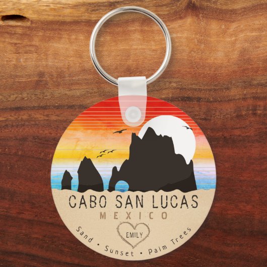 カボサンルーカスメキシコビーチザアーチヴィンテージ60s キーホルダー (正面)