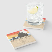 カボサンルーカスメキシコビーチザアーチヴィンテージ60s ストーンコースター (横)