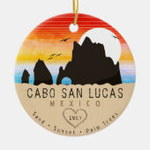 カボサンルーカスメキシコビーチザアーチヴィンテージ60s セラミックオーナメント (正面)