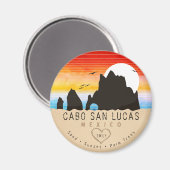 カボサンルーカスメキシコビーチザアーチヴィンテージ60s マグネット (正面/裏面)