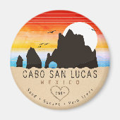 カボサンルーカスメキシコビーチザアーチヴィンテージ60s マグネット (正面)