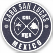 カボサンルーカスメキシコビーチザアーチヴィンテージ シール (正面)