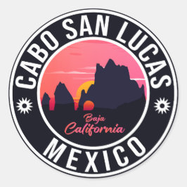 カボサンルーカスメキシコビーチザアーチヴィンテージ ラウンドシール