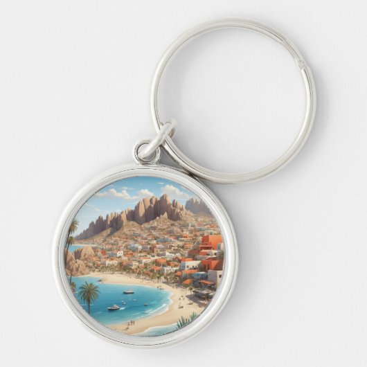 カボサンルーカスメキシコビーチ海トリップ キーホルダー (正面)