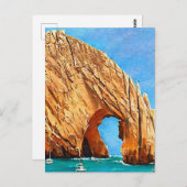 カボサンルーカスメキシコレトロ絵画ズ ポストカード (正面/裏面)