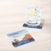 カボサンルーカスメキシコ スクエアペーパーコースター (インサイチュ)