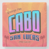 カボサンルーカスメキシコ ストーンコースター (正面)