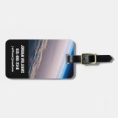 カボサンルーカス沖の公転の夕日 ラゲッジタグ (正面横)