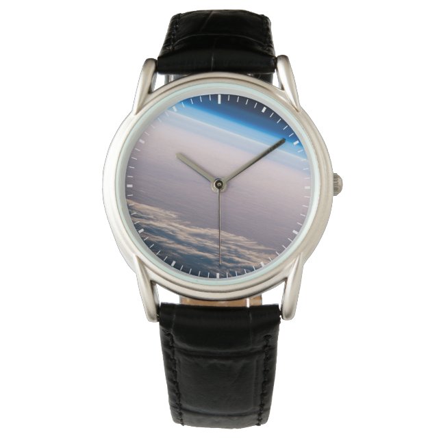 カボサンルーカス沖の公転の夕日 腕時計 (正面)