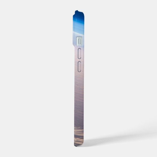 カボサンルーカス沖の公転の夕日 iPhone 15ケース (左側面)