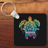 カボサンルーカス絞り染めシータートルマッチングファミリー キーホルダー (正面)