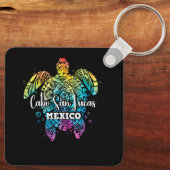 カボサンルーカス絞り染めシータートルマッチングファミリー キーホルダー (裏面)