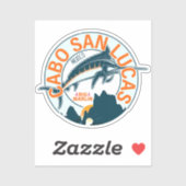 カボサンルーカス航海の魚釣りサイルフィッシュヴィンテージ シール (シート)