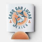 カボサンルーカス航海の魚釣りサイルフィッシュヴィンテージ 缶クーラー (裏面)