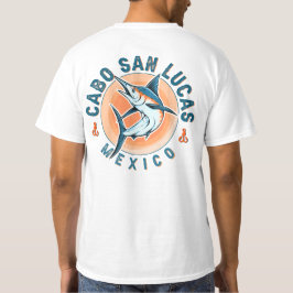 カボサンルーカス航海の魚釣りサイルフィッシュヴィンテージ Tシャツ