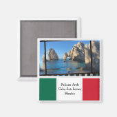 カボサンルーカス・ペリカンアーチ マグネット (正面/裏面)