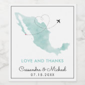 カボサンルーカス |行き先結婚式 | ワインラベル (シングルラベル)