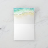 カボサンルーカス | El Arco |ノートカパーソナライズされたード サンキューカード (内部)