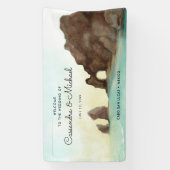 カボサンルーカス | El Arco |メキシコへようこそ 横断幕 (縦)